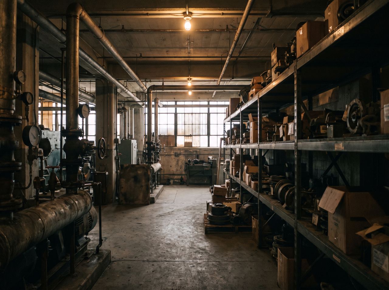 Mechanical room with no phone signal